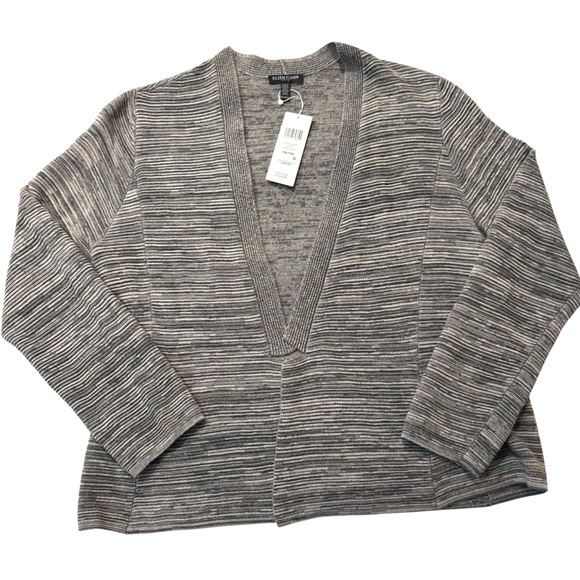Eileen Fisher Oat Simple Cardigan Tencel Organic Cotton Petite Medium NWT $288 - Picture 12 of 12
